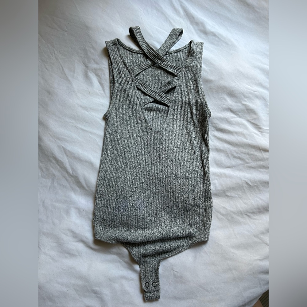 Grey bodysuit
